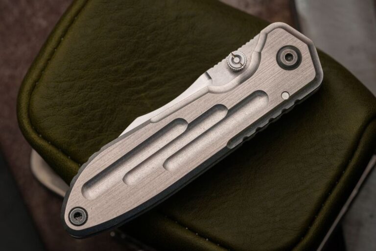 Keep-forever quality EDC folding knife with titanium handle
