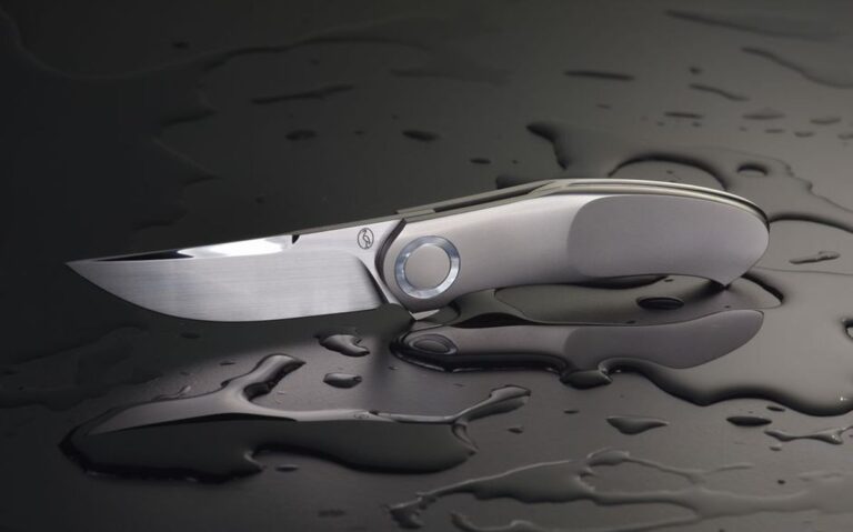 Premium sub-100 dollar EDC knife blade with supersteel polish