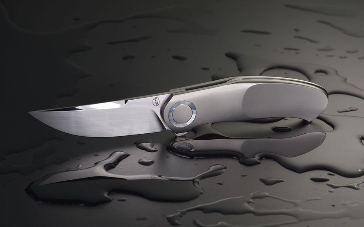 Premium sub-100 dollar EDC knife blade with supersteel polish