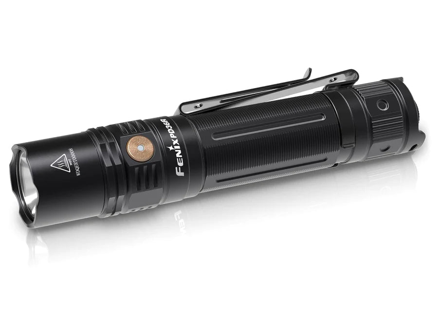 Fenix PD36R rechargeable EDC flashlight.