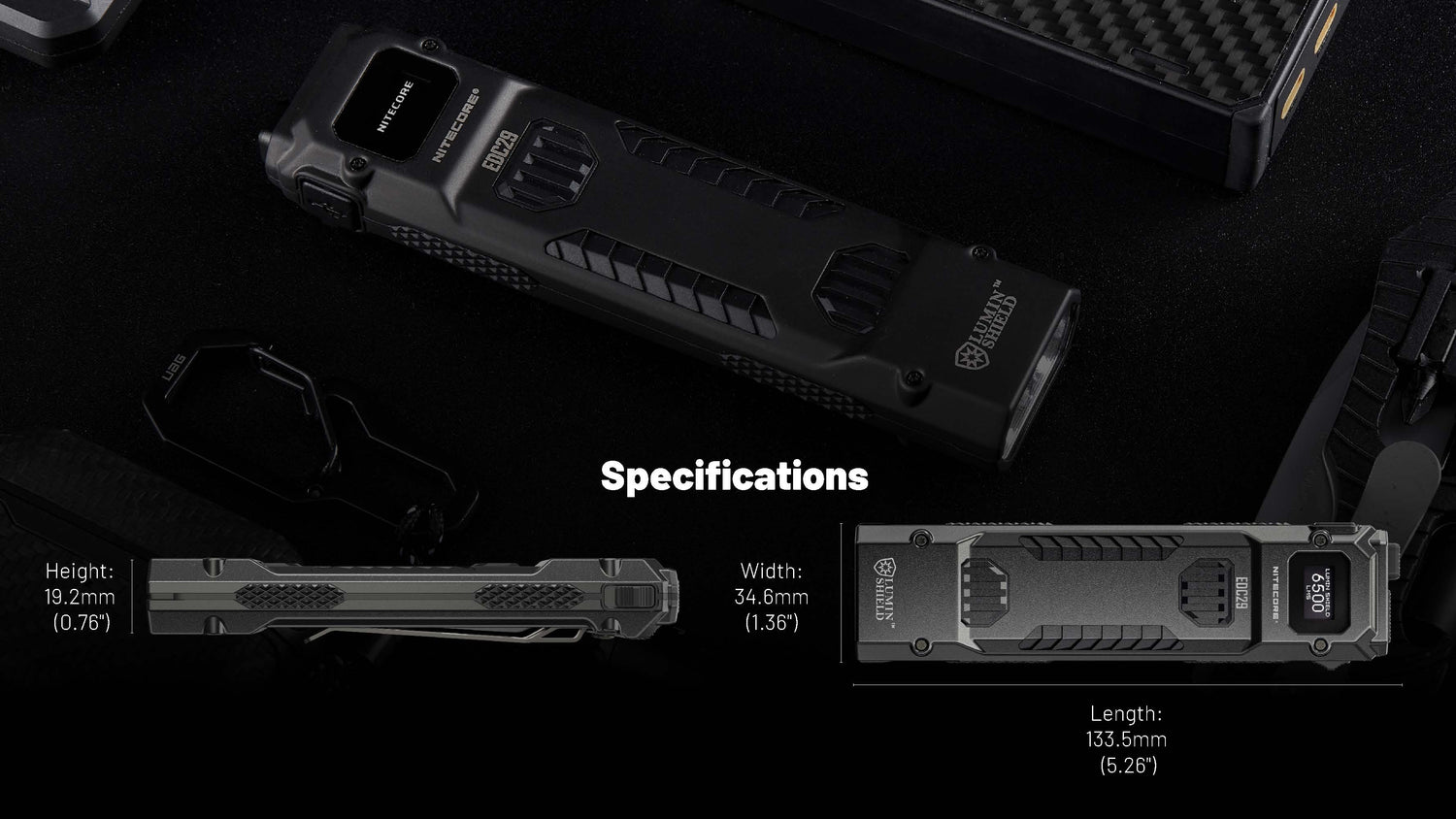 EDC flashlight retail box