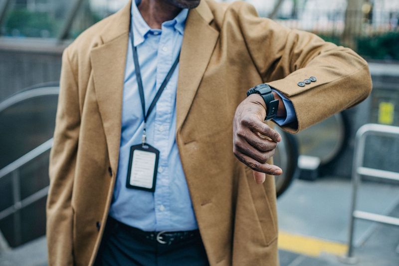 durable quartz EDC watch worn outdoors on wrist