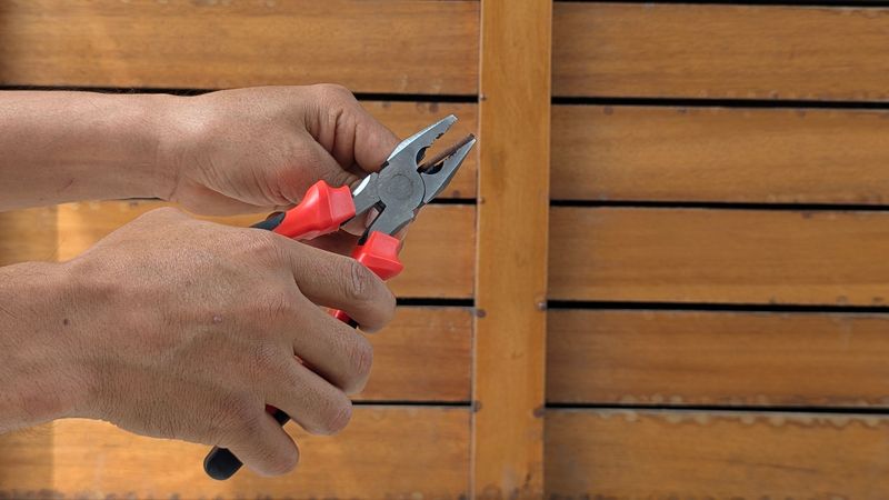 EDC multitool used for a quick fix during a real estate showing