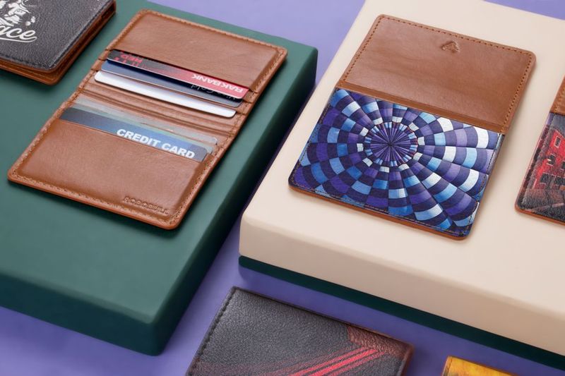 Slim card holder wallet carried for retail EDC when uniform pockets are tight
